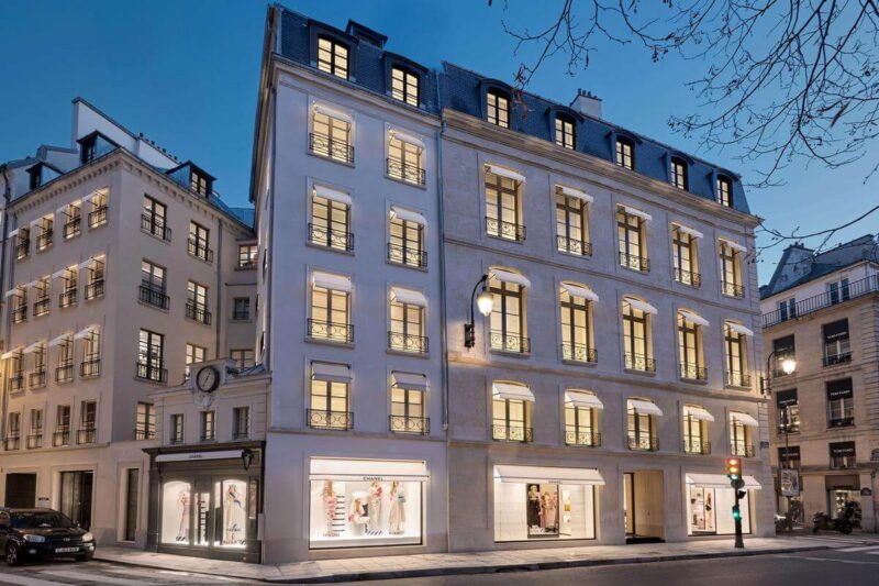 Chanel has opened a new boutique in paris