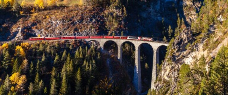 A mais linda rota de trens da suíça, glacier express, ganha um update