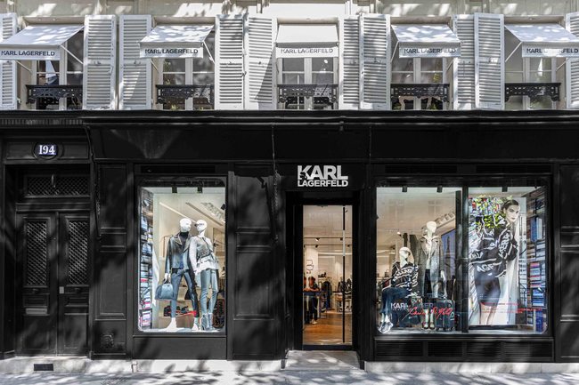 Flagship parisiense de karl lagerfeld reabre com the world of karl