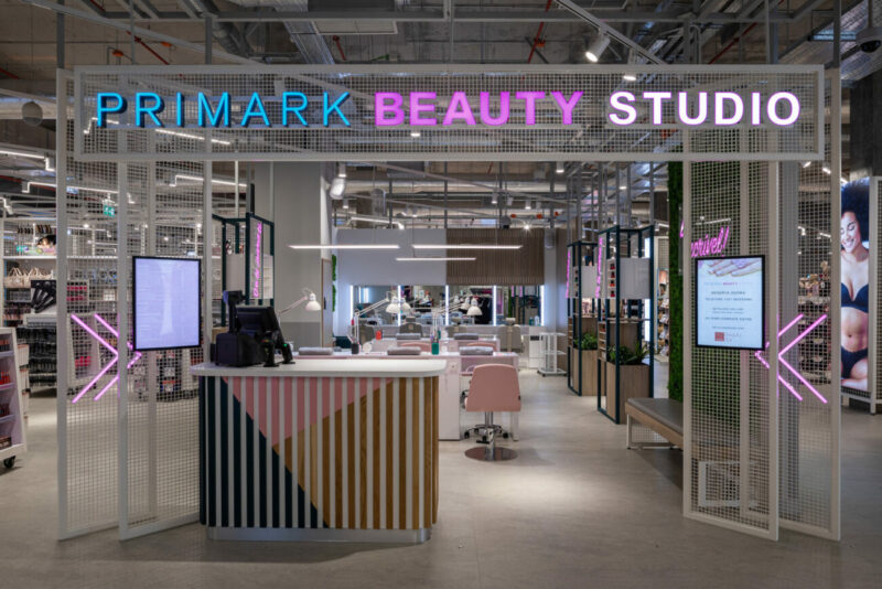 O primeiro beauty studio da primark em portugal fica no porto