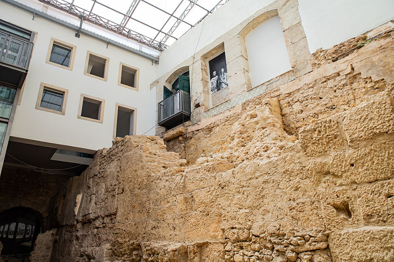 Ruínas do teatro romano, a história da antiga lisboa em um museu de sítio