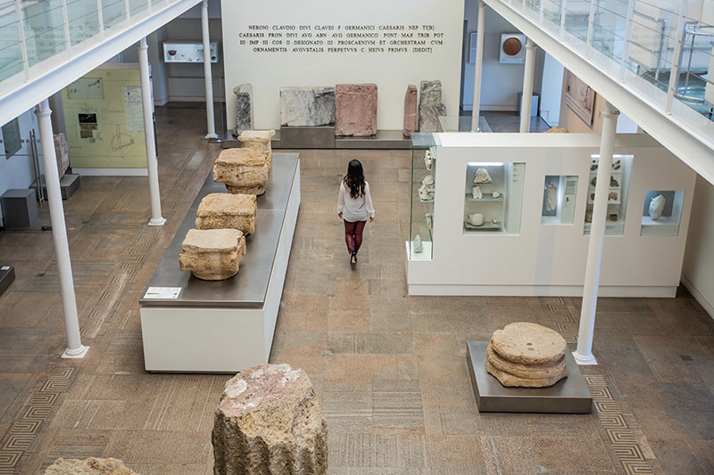 Ruínas do teatro romano, a história da antiga lisboa em um museu de sítio