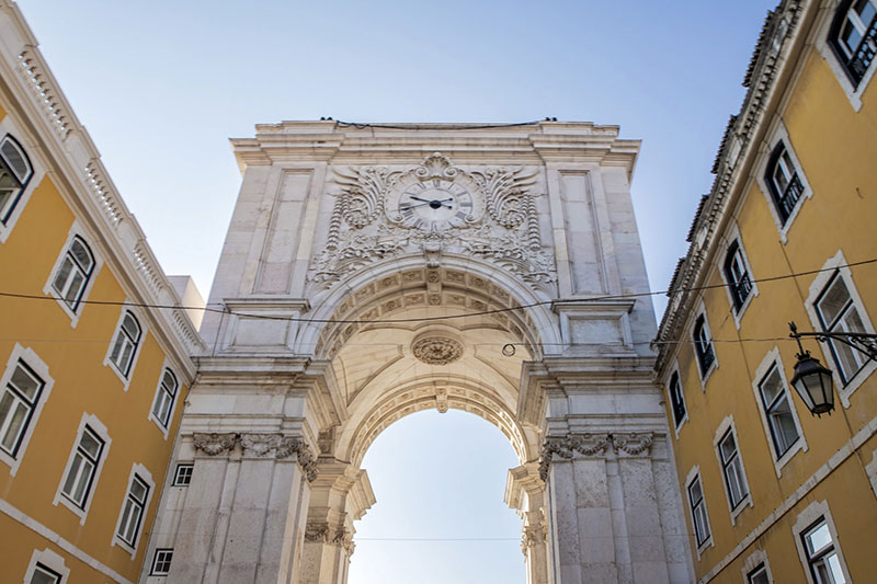 Rua augusta, o eixo central da baixa lisboeta