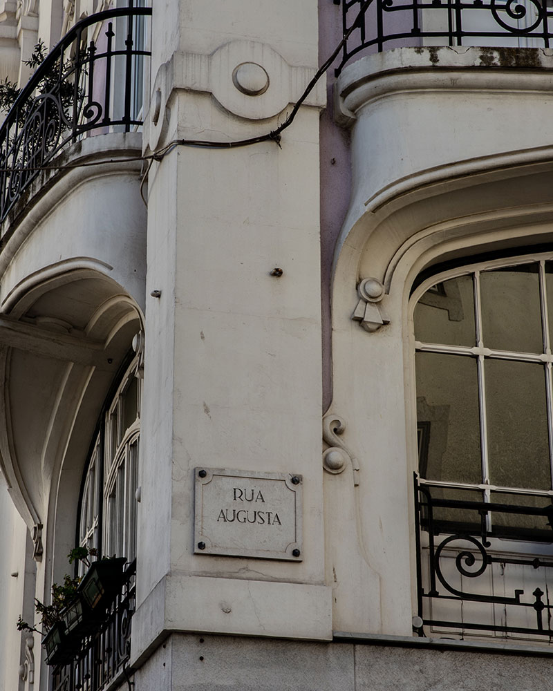 Rua augusta, o eixo central da baixa lisboeta